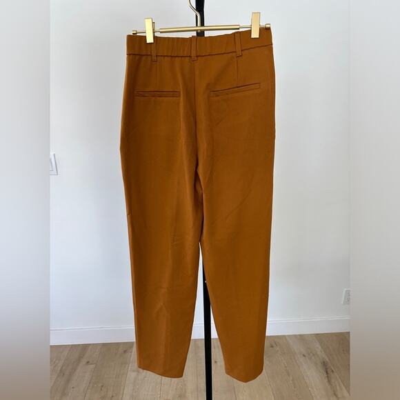 Zara TRF size xs brown caramel trousers! Worn once - Picture 4 of 7